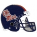 U MISSISSIPPI REBELS OLE MISS FOOTBALL HELMET PIN