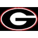 U GEORGIA BULLDOGS PRIMARY LOGO PIN