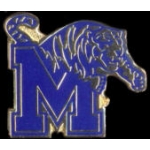 U MEMPHIS TIGERS LOGO UNIVERSITY OF MEMPHIS PIN