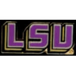 U LOUISIANA STATE LSU SCRIPT PIN