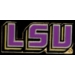 U LOUISIANA STATE LSU SCRIPT PIN