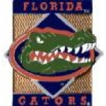 U FLORIDA GATORS PIN DIAMOND SQUARE UNIVERSITY OF FLORIDA PIN