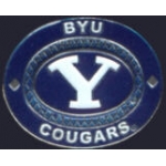 U BRIGHAM YOUNG BYU COUGARS PIN WINNING OVAL BRIGHAM YOUNG UNIVERSITY PIN