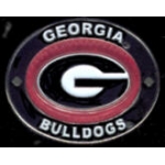 U GEORGIA BULLDOGS PIN WINNING OVAL UNIVERSITY OF GEORGIA PIN