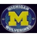 U MICHIGAN WOLVERINES PIN WINNING OVAL UNIVERSITY OF MICHIGAN PIN