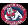 U CALIFORNIA FRESNO STATE PIN WINNING OVAL BULLDOGS PIN