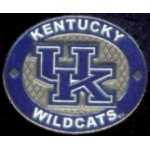 U KENTUCKY WILDCATS PIN WINNING OVAL UNIVERSITY OF KENTUCKY PIN