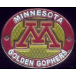 U MINNESOTA GOLDEN GOPHERS PIN WINNING OVAL UNIVERSITY OF MINNESOTA PIN