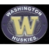 U WASHINGTON HUSKIES PIN WINNING OVAL UNIVERSITY OF WASHINGTON PINS