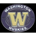 U WASHINGTON HUSKIES PIN WINNING OVAL UNIVERSITY OF WASHINGTON PINS