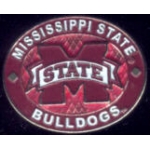 U MISSISSIPPI STATE BULLDOGS PIN WINNING OVAL MISSISSIPPI STATE UNIVERSITY PIN