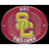 U SOUTHERN CALIFORNIA USC TROJANS PIN WINNING OVAL UNIVERSITY OF SOUTHERN CALIFORNIA  PIN