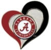 U ALABAMA CRIMSON TIDE PIN SWIRL HEART PIN UNIVERSITY OF ALABAMA PIN