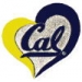 U CALIFORNIA BERKELEY GOLDEN BEARS PIN SWIRL HEART CAL, BERKELEY PIN
