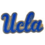 U CALIFORNIA UCLA BRUINS SCRIPT LOGO PIN