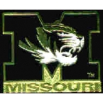 U MISSOURI TIGERS PRIMARY LOGO PIN