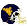 U WEST VIRGINIA MOUNTAINEERS FOOTBALL HELMET PIN