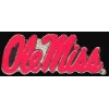 U MISSISSIPPI REBELS OLE MISS SCRIPT LOGO PIN