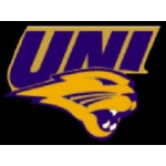 U NORTHERN IOWA PANTHERS LOGO PIN