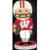U WISCONSIN BADGERS BOBBLE HEAD PIN U WISCONSIN BADGERS BOBBLE HEAD PIN