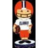 U ILLINOIS ILLINI BOBBLE HEAD PIN