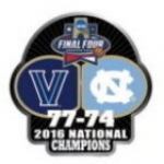 U VILLANOVA PIN 2016 NCAA NATIONAL CHAMPION PIN