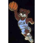 U CALIFORNIA UCLA BRUIN BASKETBALL PLAYER PIN