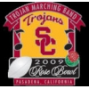 U SOUTHERN CALIFORNIA USC MARCHING BAND ROSE BOWL 2009 GAME PIN