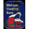 U MICHIGAN MARCHING BAND ROSE BOWL 2004 PIN