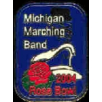 U MICHIGAN MARCHING BAND ROSE BOWL 2004 PIN