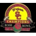 U SOUTHERN CALIFORNIA USC ROSE BOWL 2008 CHAMPION PIN