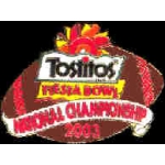 TOSTITOS FIESTA BOWL 2003 NATIONAL CHAMP LOGO PIN