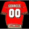 U GEORGIA BULLDOGS FOOTBALL JERSEY PIN