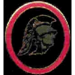 U SOUTHERN CALIFORNIA USC HEAD OVAL BLACK PIN