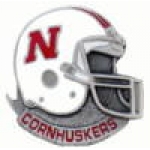 U NEBRASKA CORNHUSKERS HELMET CAST PIN