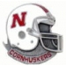 U NEBRASKA CORNHUSKERS HELMET CAST PIN