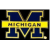 U MICHIGAN WOLVERINES PRIMARY BLUE LOGO PIN