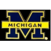 U MICHIGAN WOLVERINES PRIMARY BLUE LOGO PIN