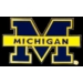 U MICHIGAN WOLVERINES PRIMARY BLUE LOGO PIN