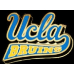 U CALIFORNIA UCLA BRUINS SCRIPT LOGO BANNER PIN