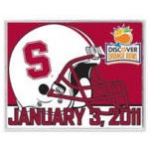 U STANFORD UNIVERSITY PIN 2011 ORANGE BOWL PIN