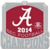 U ALABAMA CRIMSON TIDE PIN 2014 SEC FOOTBALL CHAMPIONS UNIVERSITY OF ALABAMA PIN