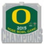 U OREGON DUCKS PIN 2015 ROSE BOWL CHAMPION UNIVERSITY OF OREGON PIN U OREGON