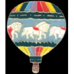 CAROUSEL HORSE BALLON PIN