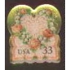 LOVE BOUQUET HEART 33 STAMP PIN 1999