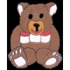 TEDDY BEAR WITH BOW TIE PIN