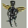GUARDIAN ANGEL POLICE PIN
