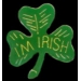 I AM IRISH SHAMROCK PIN