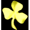 IRISH SHAMROCK GOLD PIN