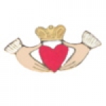 IRISH CLADDAGH PIN FRIENDSHIP CLADDAGH PINS